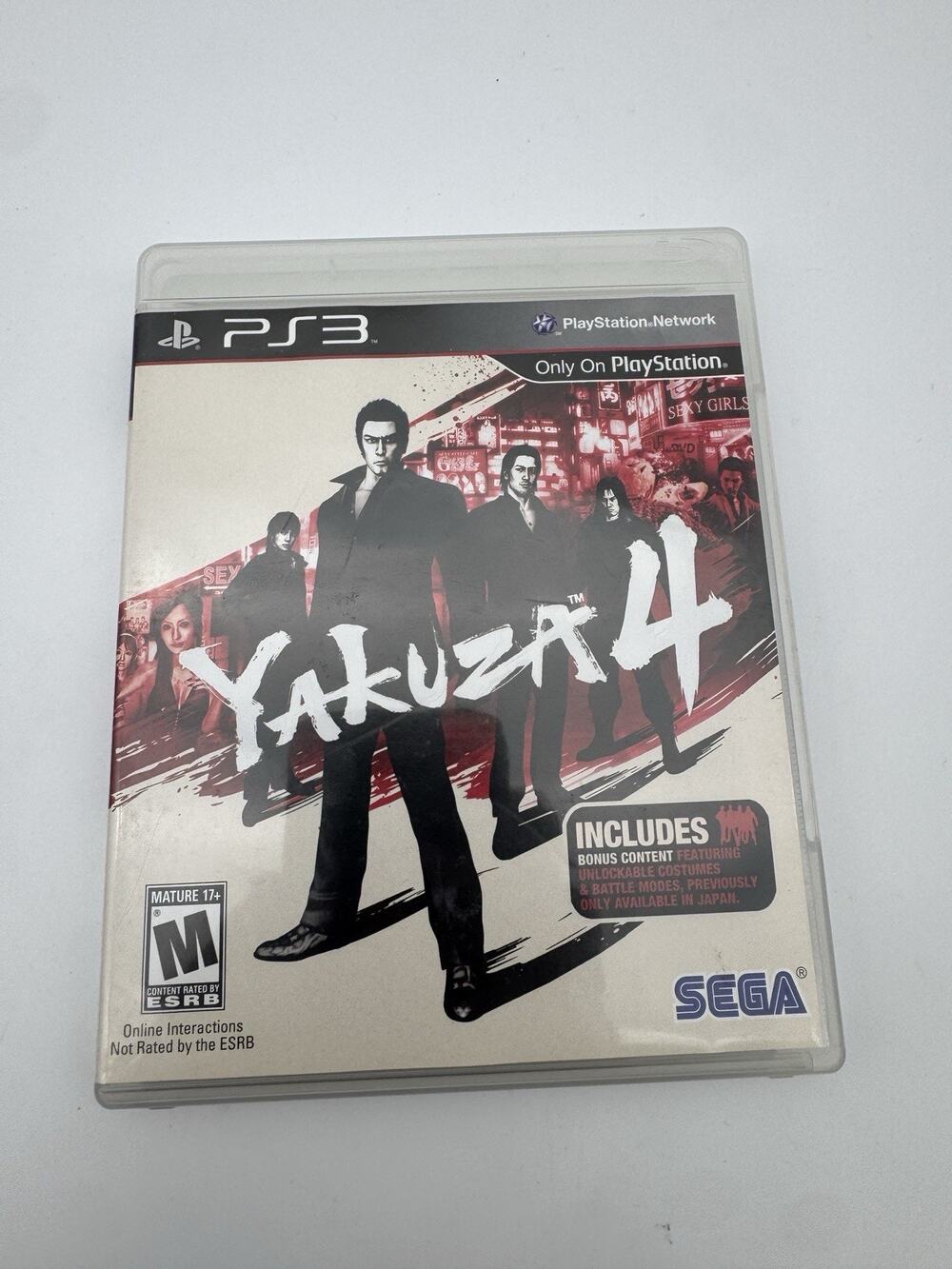 Yakuza 4 Sony PlayStation 3, 2011, Complete in Box, Tested